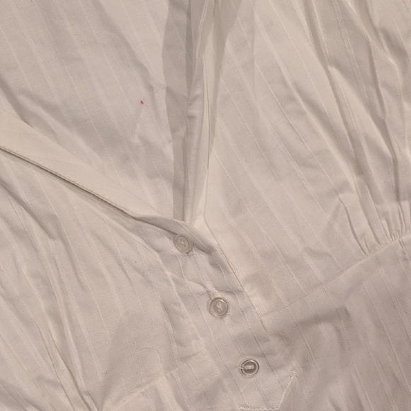 Classic White Button Down Shirt for Women - Picture 3 of 3